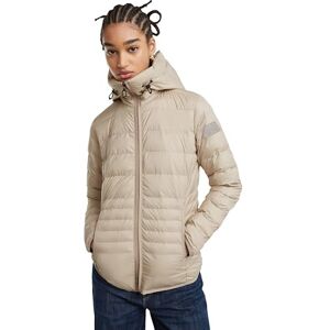 G-STAR RAW Light wt hooded vadderad jacka, Beige (sandstorm D25191-B958-B736), XL G-STAR RAW Light wt hooded vadderad jacka, Beige (sandstorm D25191-B958-B736), XL
