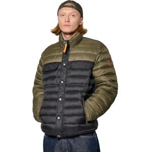 KAPORAL , Herrjacka, normal passform, långärmad, ståkrage, Bora-modell, mörk khaki, storlek S, Mörk khaki, S KAPORAL , Herrjacka, normal passform, långärmad, ståkrage, Bora-modell, mörk khaki, storlek S, Mörk khaki, S