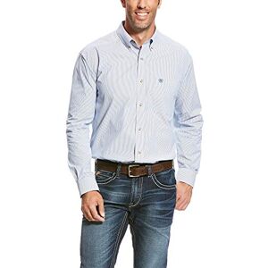 ARIAT Herr klassisk passform långärmad skjorta med knappar, Dayne True Blue, XXL Lång ARIAT Herr klassisk passform långärmad skjorta med knappar, Dayne True Blue, XXL Lång
