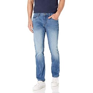 Buffalo David Bitton Mäns aska smala denim jeans, Ådrad och krönt indigo, 42W x 32L Buffalo David Bitton Mäns aska smala denim jeans, Ådrad och krönt indigo, 42W x 32L