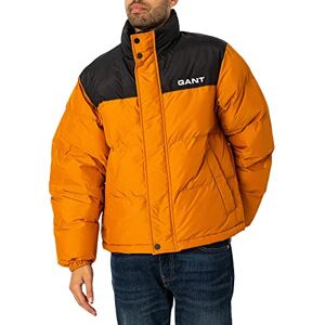 GANT Herrar D2. Blockerad vadderad jacka, DK Mustard ORANGE, M GANT Herrar D2. Blockerad vadderad jacka, DK Mustard ORANGE, M