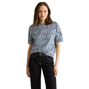 Cecil dam-t-shirt med knappdetalj, Vanilj vit, L Cecil dam-t-shirt med knappdetalj, Vanilj vit, L