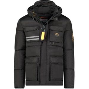 Geographical Norway Dolbary Herr lång varm parkas för män höst vinter – vattentät vattentät kappa – utomhusjacka med pälshuva – vindjacka – herr (svart S), svart, S Geographical Norway Dolbary Herr lång varm parkas för män höst vinter – vattentät vattentät kappa – utomhusjacka med pälshuva – vindjacka – herr (svart S), svart, S