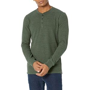 Amazon Essentials Men's Långärmad Henley-våffelskjorta med smal passform, Olivgrön ljung, XL Amazon Essentials Men's Långärmad Henley-våffelskjorta med smal passform, Olivgrön ljung, XL