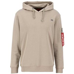 Alpha Industries X-Fit Hoody Huvtröja för män Vintage Sand Alpha Industries X-Fit Hoody Huvtröja för män Vintage Sand