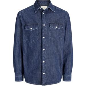 JACK & JONES Jprblubruce Denim L/S skjorta, Mörk denim, L JACK & JONES Jprblubruce Denim L/S skjorta, Mörk denim, L