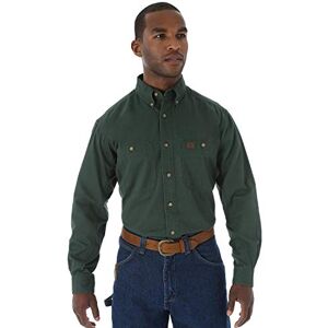 Wrangler Herr Logger Twill Långärmad Arbetsskjorta Skjorta, Skogsgrön, L Lång Wrangler Herr Logger Twill Långärmad Arbetsskjorta Skjorta, Skogsgrön, L Lång
