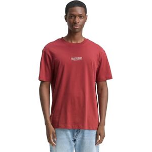 TOM TAILOR Denim T-shirt för män, 23853 – Burnt Russet, XL TOM TAILOR Denim T-shirt för män, 23853 – Burnt Russet, XL
