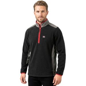 Lee Cooper Herr arbetskläder herr dragkedja hals termisk anti-piller fleece arbete pullover tröja jumper topp med ree, svart/grå, L UK Lee Cooper Herr arbetskläder herr dragkedja hals termisk anti-piller fleece arbete pullover tröja jumper topp med ree, svart/grå, L UK