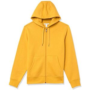 Amazon Essentials Men's Fleecetröja med hel dragkedja (finns i Big & Tall), Guld, S Amazon Essentials Men's Fleecetröja med hel dragkedja (finns i Big & Tall), Guld, S