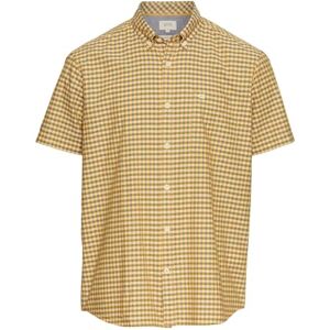 camel active rutig kortärmad skjorta av bomull för män, apelsin, XL camel active rutig kortärmad skjorta av bomull för män, apelsin, XL