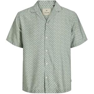 JACK & JONES Jprblulincoln Print Resort S/S Shirt, Säkringsgrön, S JACK & JONES Jprblulincoln Print Resort S/S Shirt, Säkringsgrön, S
