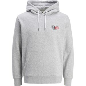 JACK & JONES herrtröja med huva, Ljusgrå mix, XS JACK & JONES herrtröja med huva, Ljusgrå mix, XS