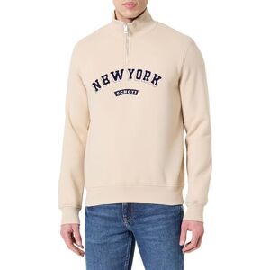 Schott NYC Swcolby sweatshirt blandad, Beige färg, XXL Schott NYC Swcolby sweatshirt blandad, Beige färg, XXL