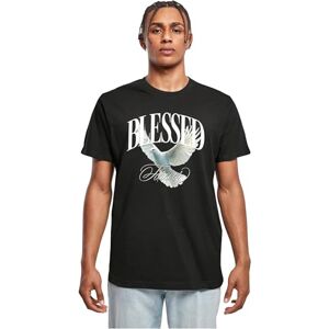 T-shirt för män, Blessed Forever Tee för män, avslappnad t-shirt med fronttryck, 100% bomull, storlekar XS – 5XL, svart, XS T-shirt för män, Blessed Forever Tee för män, avslappnad t-shirt med fronttryck, 100% bomull, storlekar XS – 5XL, svart, XS