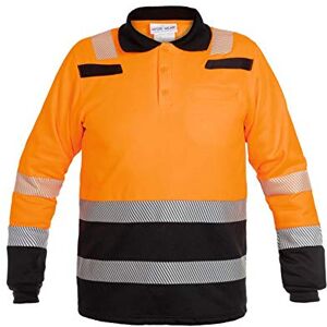 Hydrowear 040470OB-4XL TOKIO Trendy High Visible Line Polo Shirt, Hi-Vis orange/svart storlek 4XL Hydrowear 040470OB-4XL TOKIO Trendy High Visible Line Polo Shirt, Hi-Vis orange/svart storlek 4XL