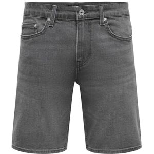Only & Sons Onsweft Box PIM DNM shorts Vd, Medium grå denim, XXL Only & Sons Onsweft Box PIM DNM shorts Vd, Medium grå denim, XXL