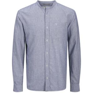 JACK & JONES Jprccmaze sommarband L/S skjorta, marinblå blazer, S JACK & JONES Jprccmaze sommarband L/S skjorta, marinblå blazer, S