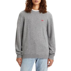 Levi's herr Sweatshirt Original Housemark Sweater, Mid Tone Grey Heather, L Levi's herr Sweatshirt Original Housemark Sweater, Mid Tone Grey Heather, L