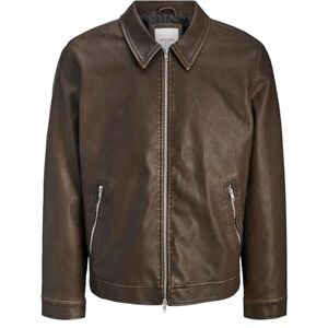 JACK & JONES Jjecasablanca PU-jacka Noos, Chokladbrun, XL JACK & JONES Jjecasablanca PU-jacka Noos, Chokladbrun, XL