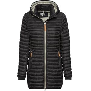 camel active camel aktiv lätt vattenavvisande quiltad kappa med avtagbar huva, svart, 36 camel active camel aktiv lätt vattenavvisande quiltad kappa med avtagbar huva, svart, 36