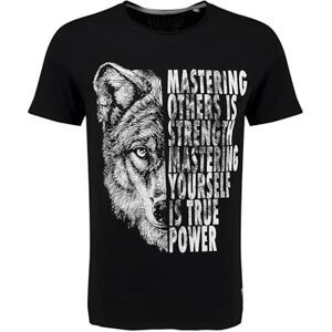 KEY LARGO KEYLARGO Herr T-shirt MT KLMASTERING rund, Svart (1100), M KEY LARGO KEYLARGO Herr T-shirt MT KLMASTERING rund, Svart (1100), M