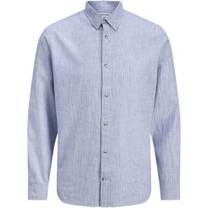 JACK & JONES Jjesummer Linen Blend T-shirt L/S JNR, oändlighet, 8 år herr, Infinity, 128 JACK & JONES Jjesummer Linen Blend T-shirt L/S JNR, oändlighet, 8 år herr, Infinity, 128