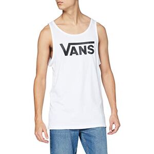Vans Herr klassisk linne ärmlös stickad linne, svart (svart/vit), Large, Vitt, S Vans Herr klassisk linne ärmlös stickad linne, svart (svart/vit), Large, Vitt, S