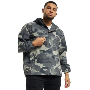Brandit Summer Windbreaker, regnjacka, anorak, träningsjacka, grå kamo, XL Brandit Summer Windbreaker, regnjacka, anorak, träningsjacka, grå kamo, XL