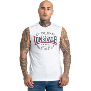 Lonsdale London män Slim Fit Tank Top St.agnes vit X-L Lonsdale London män Slim Fit Tank Top St.agnes vit X-L
