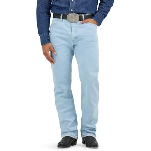Wrangler Jeans med aktiv flex, original passform, jeans för män, Blekmedel, 30-36 Wrangler Jeans med aktiv flex, original passform, jeans för män, Blekmedel, 30-36