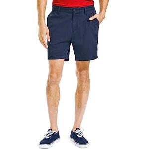 Nautica herr bomullstwill platt framsida stretch chino kort ledig Nautica herr bomullstwill platt framsida stretch chino kort ledig