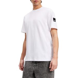 KARL LAGERFELD JEANS , Herr, Vanlig Kortärm Gummi T-Shirt, Vanlig Fit, Vit, L KARL LAGERFELD JEANS , Herr, Vanlig Kortärm Gummi T-Shirt, Vanlig Fit, Vit, L