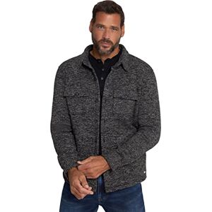 JP 1880 L-8XL utomhus fleeceskjorta för män i plusstorlekar; långärmad och Kent-krage modern passform 808912, Gråmelerad, XXL JP 1880 L-8XL utomhus fleeceskjorta för män i plusstorlekar; långärmad och Kent-krage modern passform 808912, Gråmelerad, XXL
