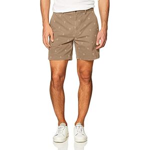 Amazon Essentials herr Classic-Fit 7 tum kort, kaki brun ankare, 31 Amazon Essentials herr Classic-Fit 7 tum kort, kaki brun ankare, 31