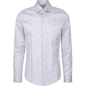 Seidensticker Silkesdekal 845323, smal passform långärmad affärsskjorta, 40, blå, 40 Seidensticker Silkesdekal 845323, smal passform långärmad affärsskjorta, 40, blå, 40