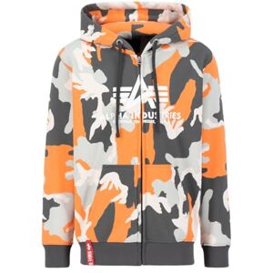 Alpha Industries Basic Zh Camo Pp Hoodie För Män Orange Grey Camo Alpha Industries Basic Zh Camo Pp Hoodie För Män Orange Grey Camo
