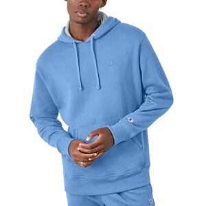 Champion Powerblend pullover huvtröja för män, Schweizisk blå C-logotyp, M Champion Powerblend pullover huvtröja för män, Schweizisk blå C-logotyp, M
