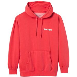 Dua Lipa Sony Unisex Tracklist huvtröja sweatshirt med huva, Röd, S Dua Lipa Sony Unisex Tracklist huvtröja sweatshirt med huva, Röd, S