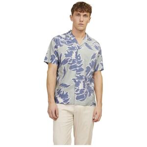 JACK & JONES JPRBLAPALMA Resort Shirt S/S SN, Grönt bläck/passform: avslappnad passform, S JACK & JONES JPRBLAPALMA Resort Shirt S/S SN, Grönt bläck/passform: avslappnad passform, S