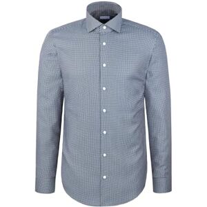 Seidensticker Silkesdekal 845273, normal passform, långärmad affärsskjorta, 38, blå, 38 SE Seidensticker Silkesdekal 845273, normal passform, långärmad affärsskjorta, 38, blå, 38 SE