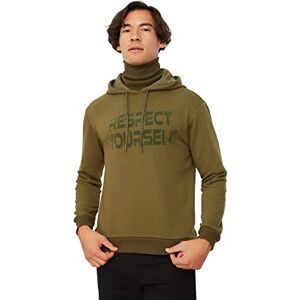 Trendyol MAN Sweatshirt Marinblå Normal, Khaki, S Trendyol MAN Sweatshirt Marinblå Normal, Khaki, S