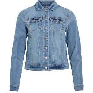 Vila Vishow New L/S denimjacka/Su-Noos jeansjacka, Ljusblå denim, L Vila Vishow New L/S denimjacka/Su-Noos jeansjacka, Ljusblå denim, L