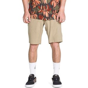 Volcom Shorts för män, Khaki, 38 Volcom Shorts för män, Khaki, 38