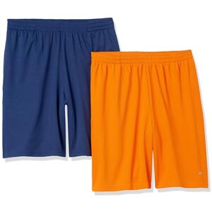 Amazon Essentials Men's Performance Tech shorts med lös passform (finns i Big & Tall), Pack of 2, Ljust orange/Marinblå, XXL Amazon Essentials Men's Performance Tech shorts med lös passform (finns i Big & Tall), Pack of 2, Ljust orange/Marinblå, XXL