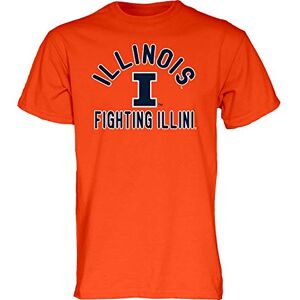 Blue 84 Men's Illinois Illini T Shirt Line Up Secondary Color, Illinois Illini Orange, Small Blue 84 Men's Illinois Illini T Shirt Line Up Secondary Color, Illinois Illini Orange, Small