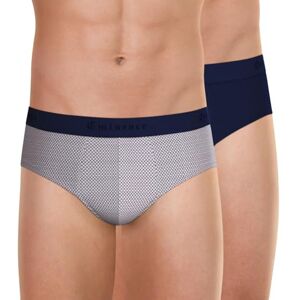 EMINENCE 2-pack herrkalsonger tillverkade i Frankrike stretchig bomull, sömlösa sidor, jacquardbälte Oeko-TEX® Standard 100, Cocarde C. Marine/Marine C. Marin, M EMINENCE 2-pack herrkalsonger tillverkade i Frankrike stretchig bomull, sömlösa sidor, jacquardbälte Oeko-TEX® Standard 100, Cocarde C. Marine/Marine C. Marin, M