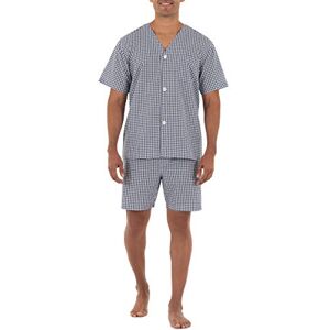 Fruit of the Loom Pyjamas i Broadcloth-bomull, kortärmad, XL Fruit of the Loom Pyjamas i Broadcloth-bomull, kortärmad, XL