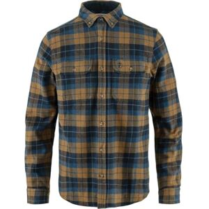 Fjällräven Singi tung flanellskjorta herr, Mörk marin-buckwheat brun, XS Fjällräven Singi tung flanellskjorta herr, Mörk marin-buckwheat brun, XS
