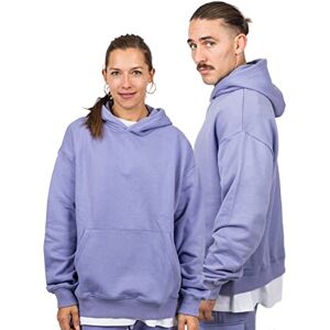 Blackskies Stor storlek tröja med huva tung vikt Lyx Streetwear tröja för män tröja sudeter tröja, Lavendel, XXL Blackskies Stor storlek tröja med huva tung vikt Lyx Streetwear tröja för män tröja sudeter tröja, Lavendel, XXL